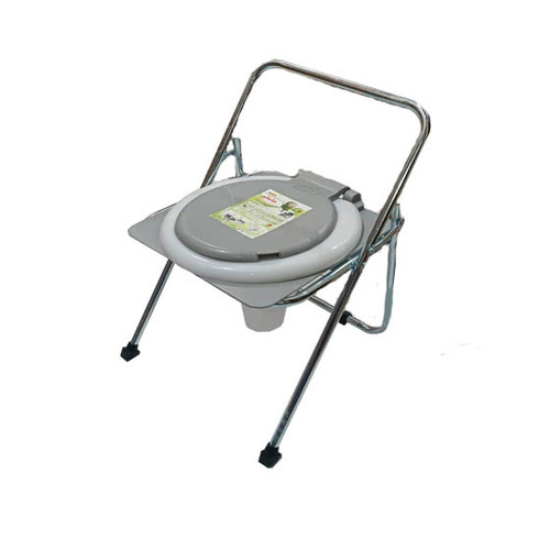 توالت فرنگی تاشو ساده گالوانیزه همراه با قیف