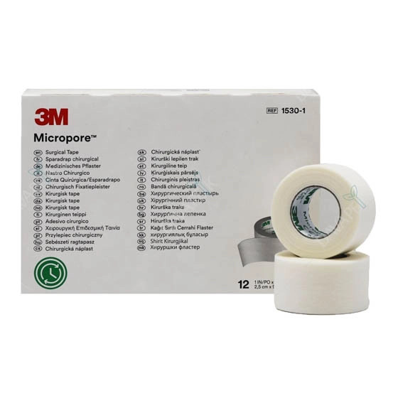 چسب کاغذی ضد حساسیت میکروپور سایز ۲.۵ در ۹